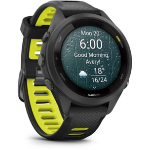 Montre connectée GARMIN Forerunner 265S Music Noire / JAUNE AMOLED GPS LIVE TRACK