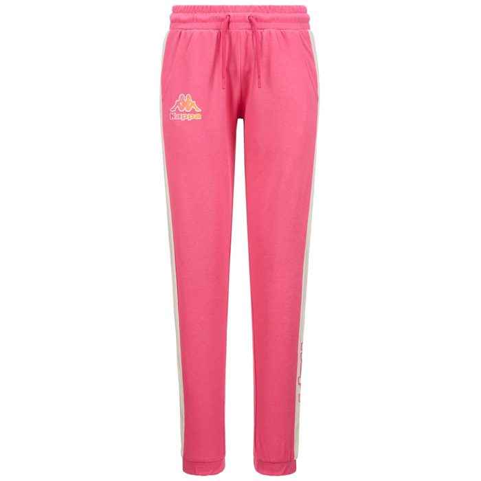 Pantaloni Kappa Donna LOGO FESIA Rosa