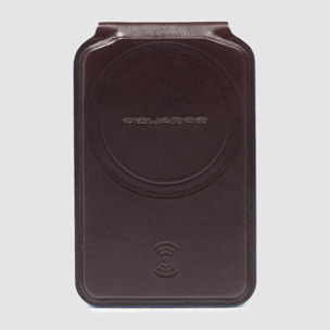 Piquadro Portefeuille MagSafe en cuir avec traqueur rechargeable