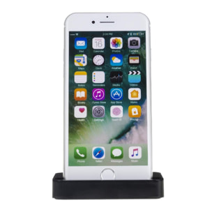 BASE DE CARGA PLANA PARA IPhone 5/SE/6/6 PLUS NEGRA