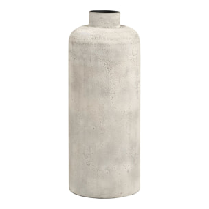 Vaso decorativo in metallo beige anticato Vikasa Home ø24x60,5 cm