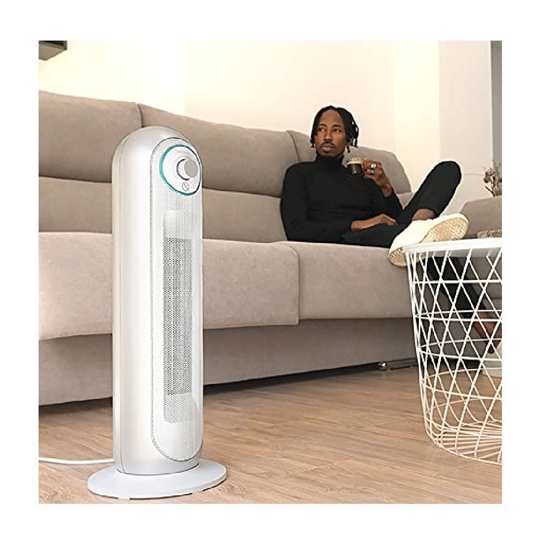 Cecotec Calefactor cerámico de pie Calefactor cerámico ReadyWarm 10050 Top Ceram