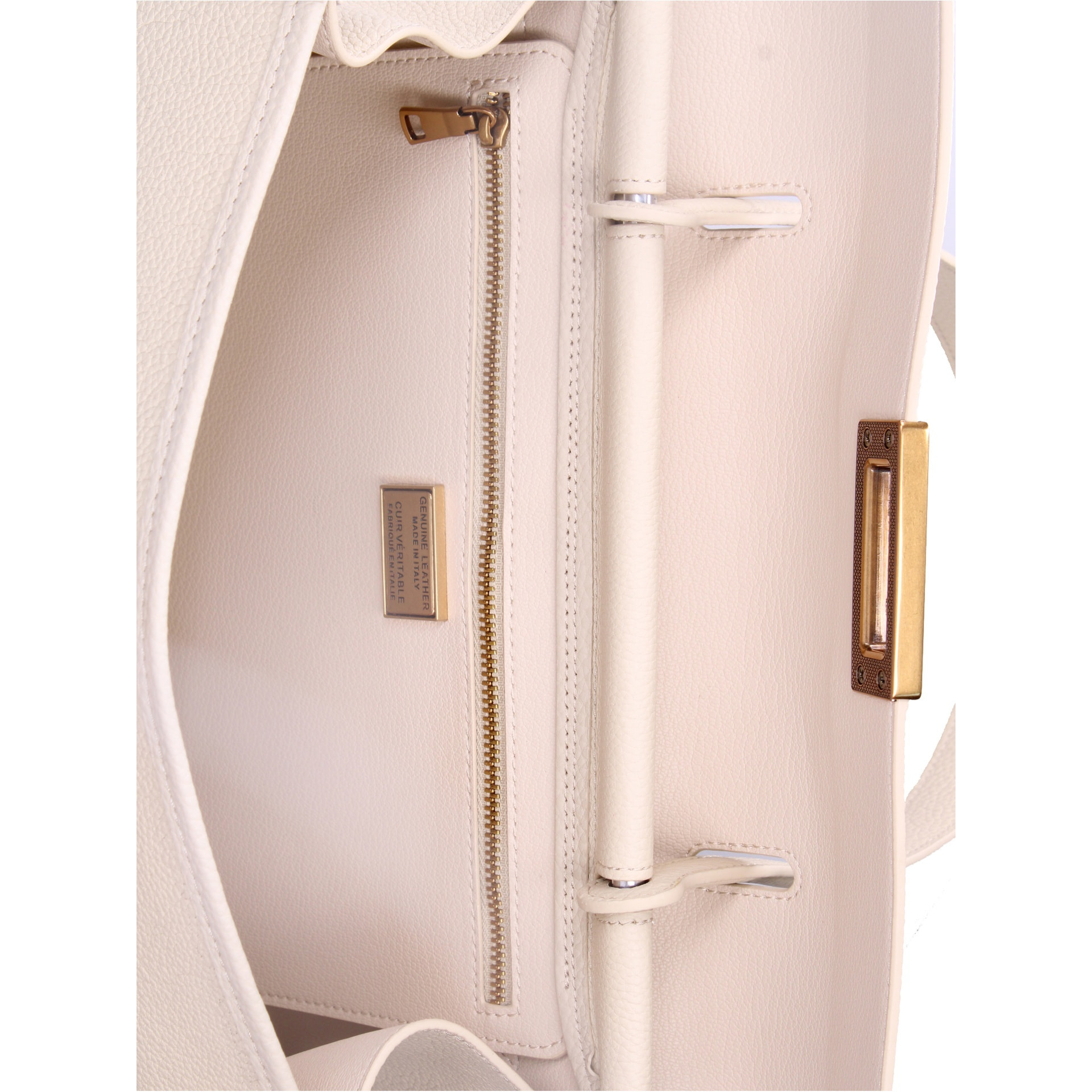 Borsa a mano da donna Made in Italy - Modello Fiorenza Lux - 100% pelle - 33.0 x 20.0 x 9.0 cm