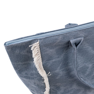 Bolso De Playa Lois Galwey Azul