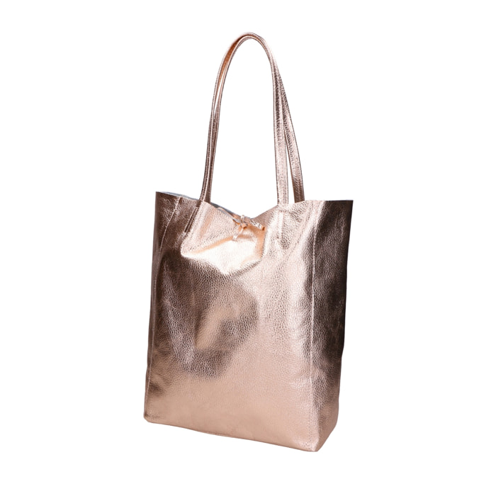 Borsa a spalla da Donna Genny in Vera Pelle Made in Italy 36x40x11 cm