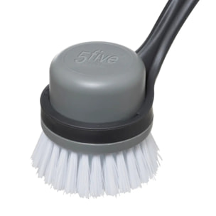 Brosse vaisselle amovible gris