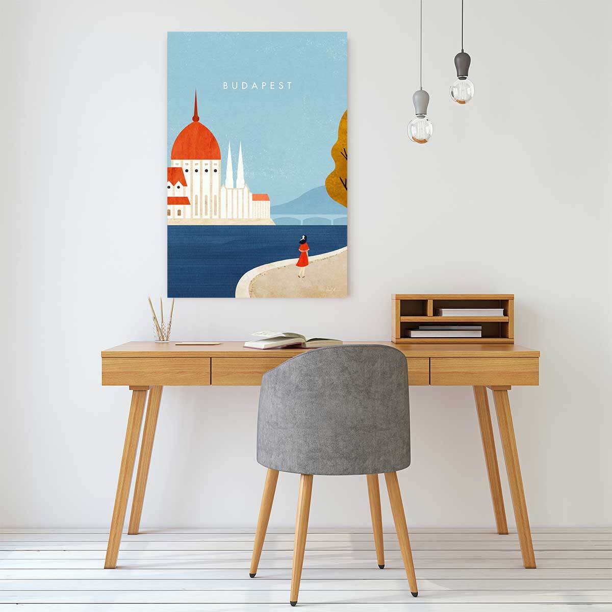 Tableau ville budapest  Tableau alu Dibond