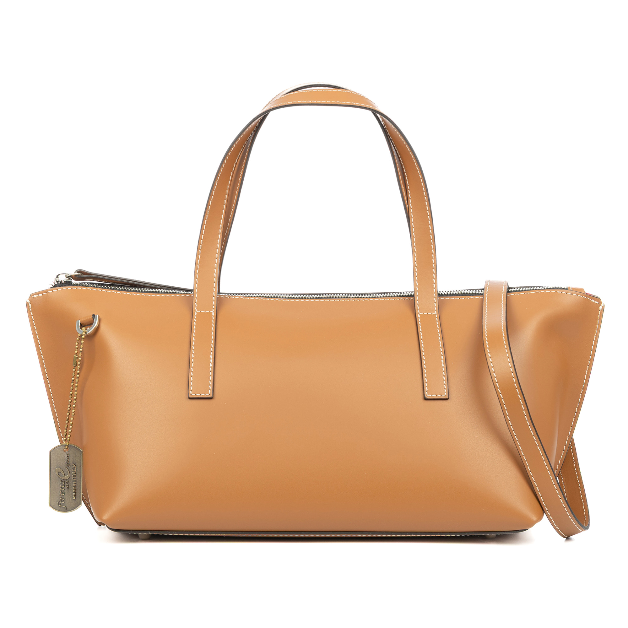 Badalucco bolso de hombro mujer. Piel auténtica Ruga.