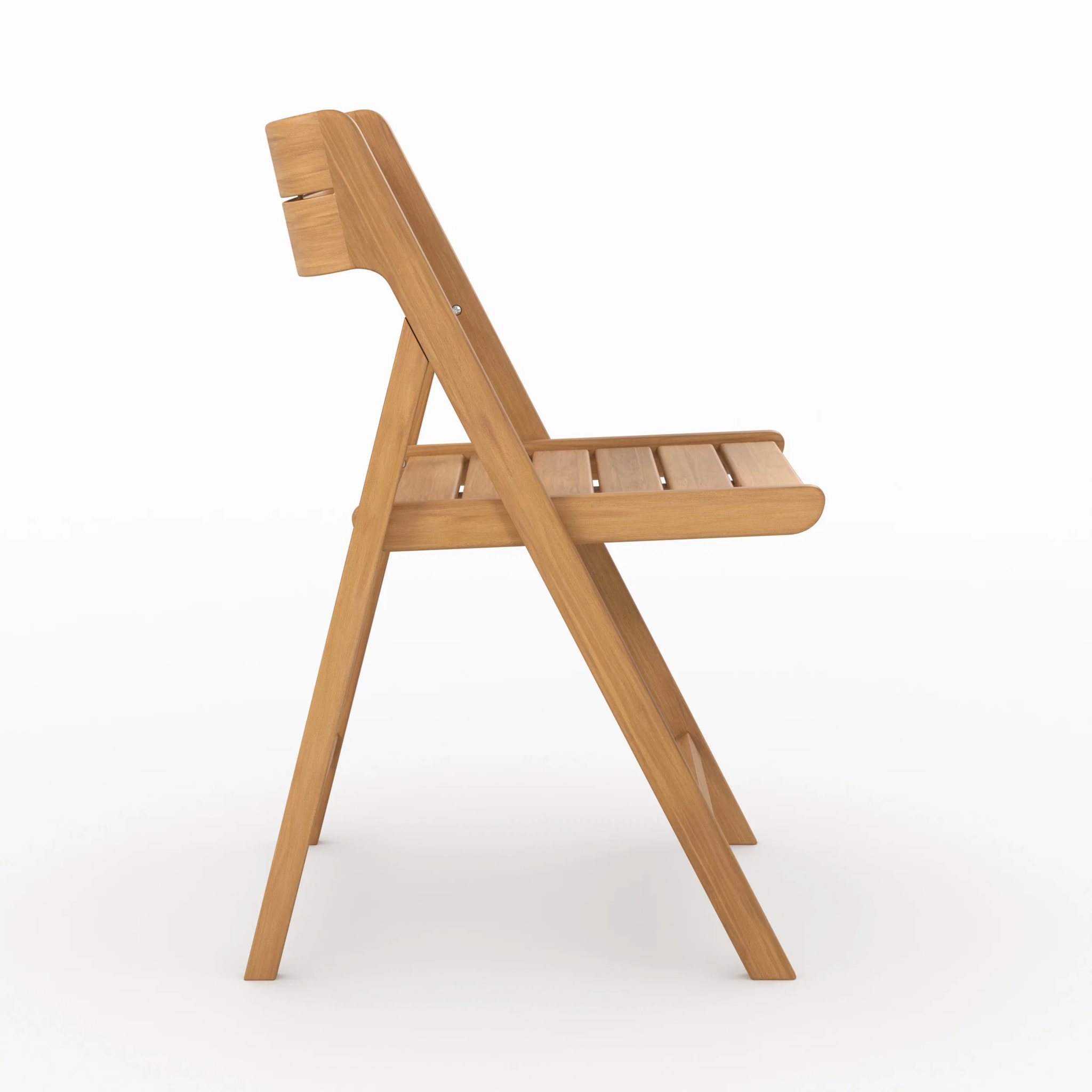 Table et chaises de jardin en bois d'acacia huilé 2 personnes - Siquijor