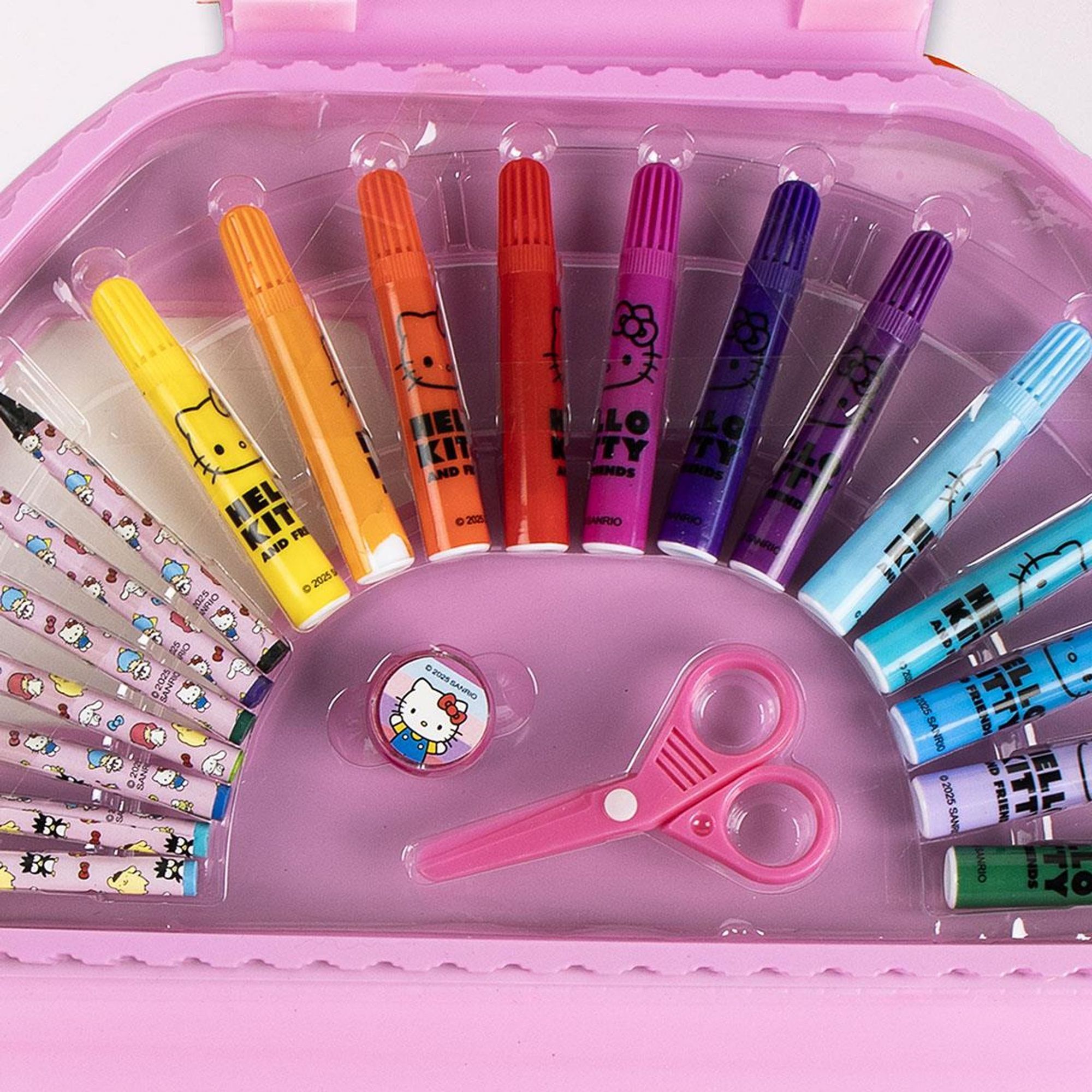 Set Papelería Coloreable 50 Piezas Hello Kitty