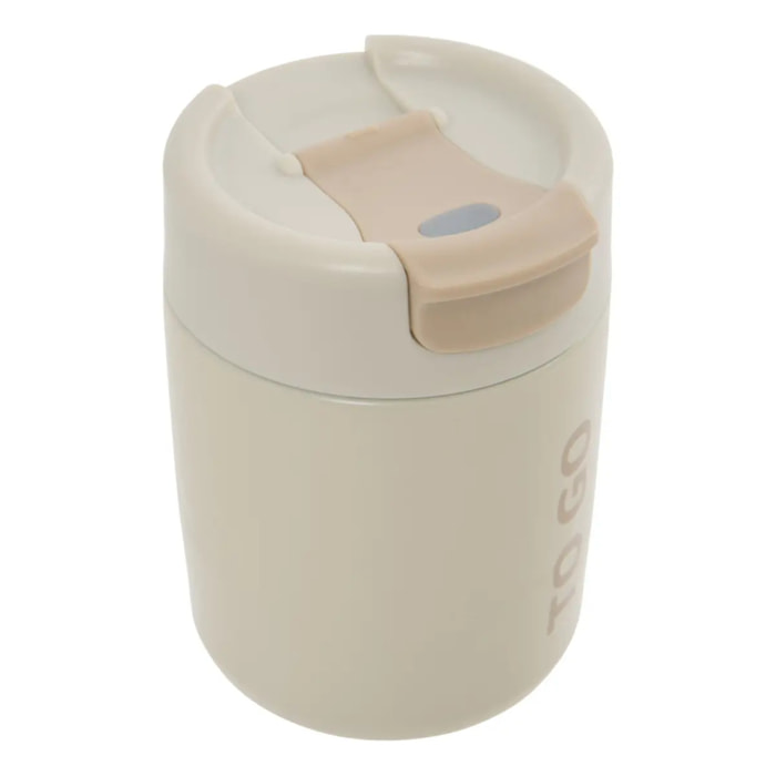 Mug isotherme rond 0,3L beige