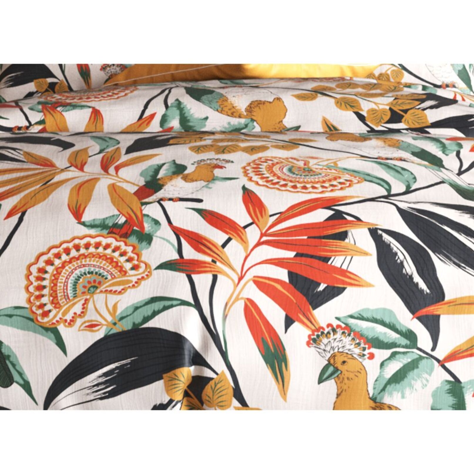 Parure Housse De Couette 3pcs 100% Coton 57fils Ninon