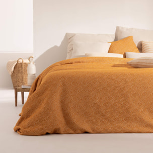 Housse de couette jacquard Benisa Ocre