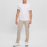 Pantalon Lonta - inspiration cargo - coton - beige