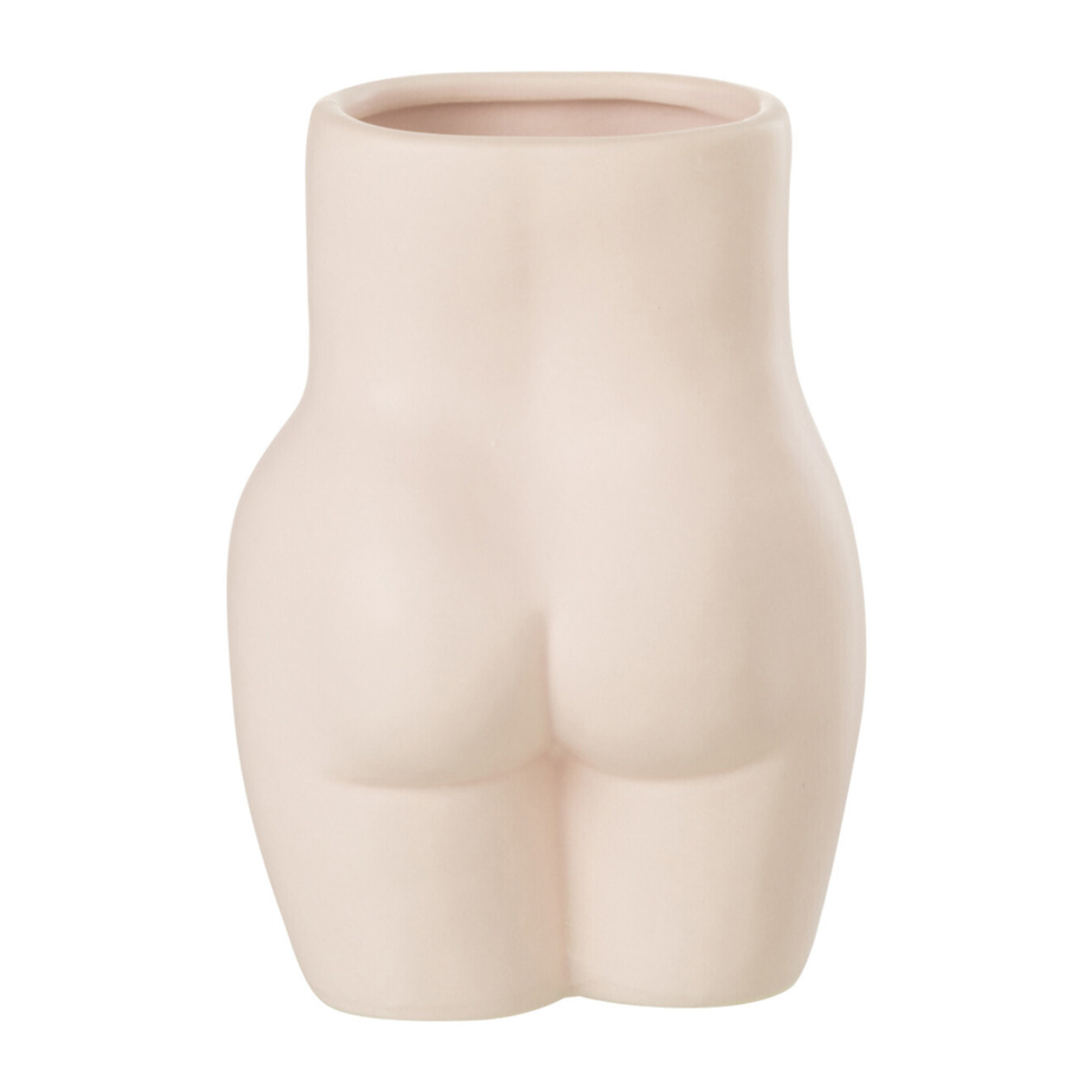 J-Line cache-pot Corps Dolomie - poterie - rose - 2 pcs - 16.5 cm de hauteur