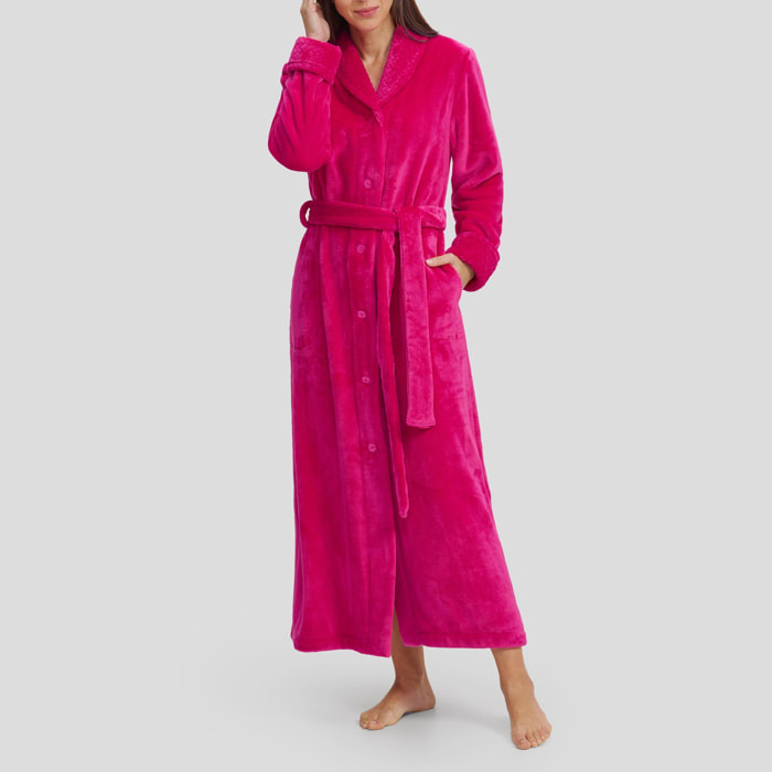Bata larga Fucsia