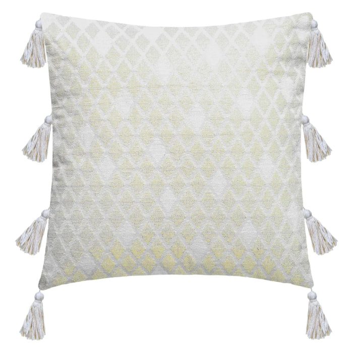Housse de coussin "Shine" blanc 40x40cm