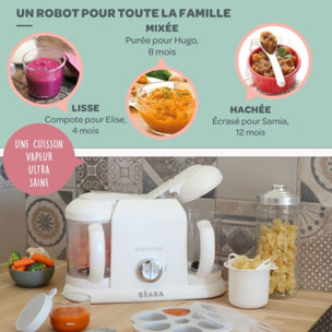 Mixeur Cuiseur Bébé BEABA Babycook duo white/silver