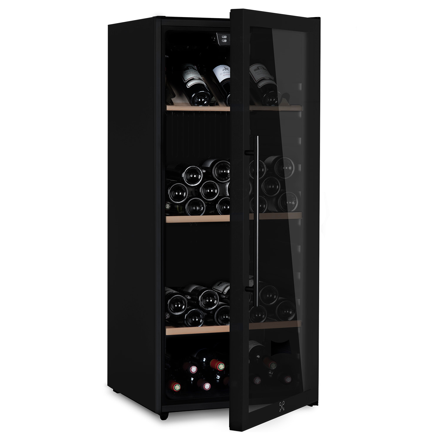 Vinoteca 108 botellas CAVCBD108 Les Petits Champs, 242L, negro