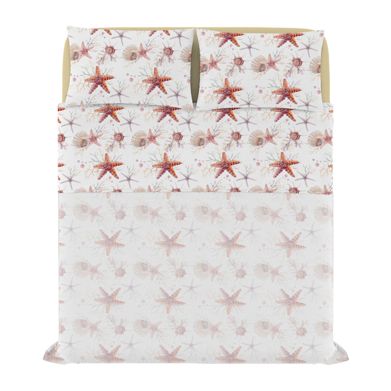 COMPLETO LETTO FANTASY, 100% Microfibra - STARFISH
