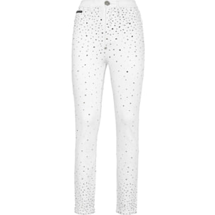 PHILIPP PLEIN Jegging de cintura alta