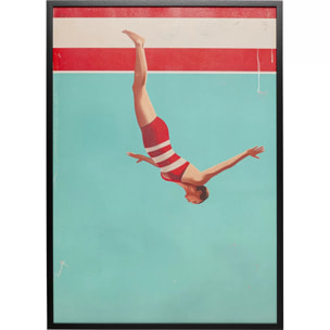 Affiche encadrée plongeon 73x103cm Kare Design