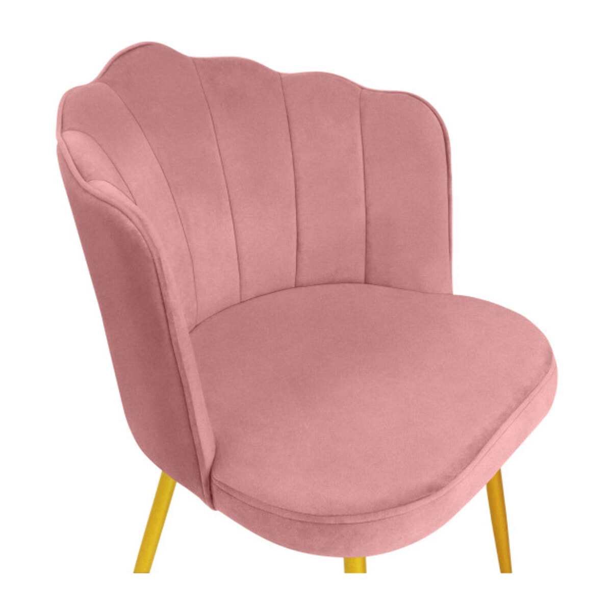 Chaises Arielle pieds dorés