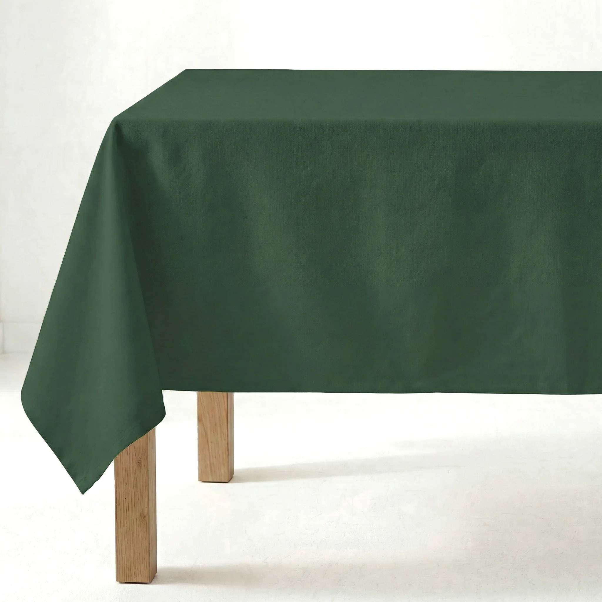 Nappe antitache au toucher tissu imperméable Vert foncé