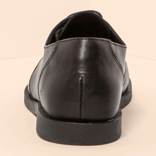 Zapatos N5876 SOFT NAPPA BLACK / ARENISCA color Black