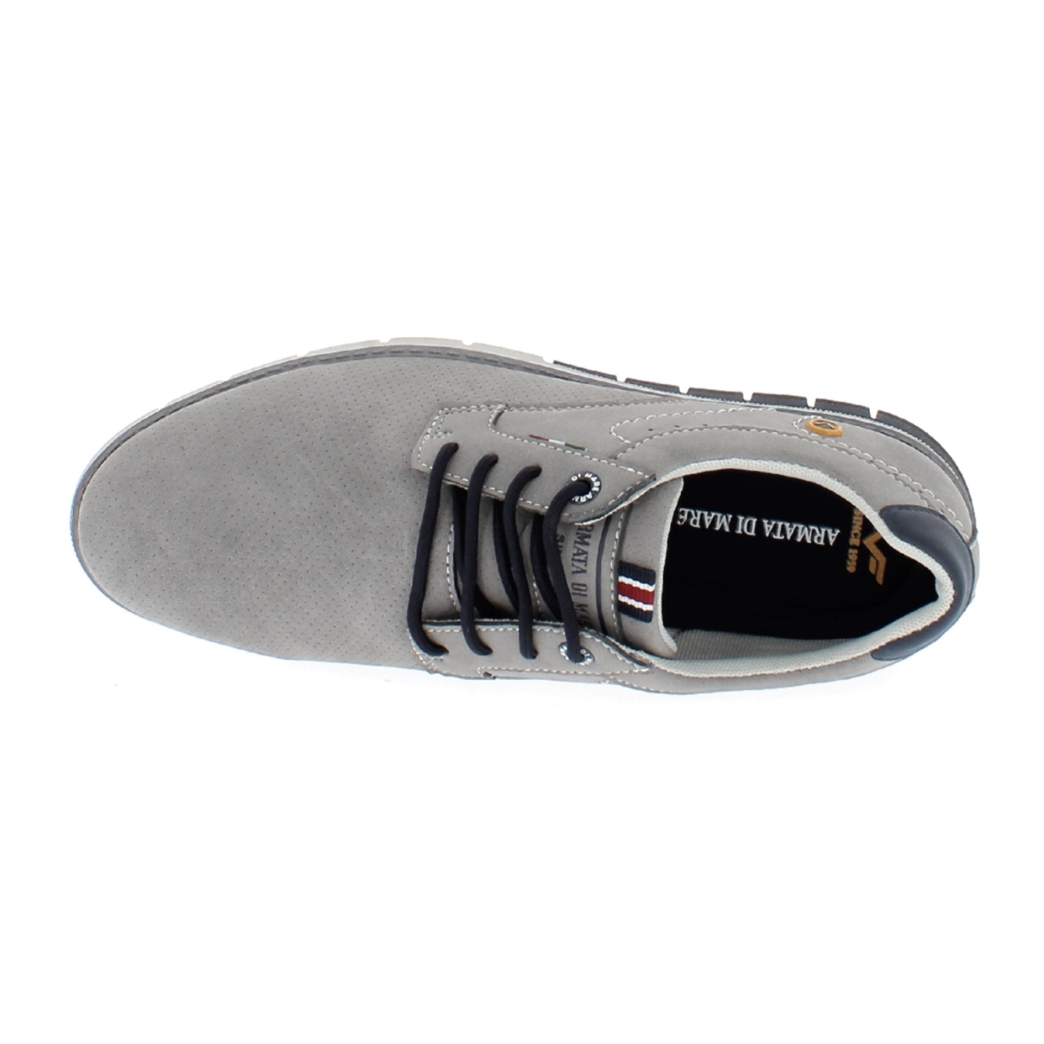 Armata di Mare Scarpe Uomo Scarponcino Casual Stringate con Soletta Rimovibile in Memory Foam AMU S24L510 Grey