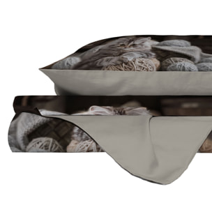 PARURE COPRIPIUMINO GOODNIGHT SINGOLO - STAMPA DIGITALE 100% Microfibra