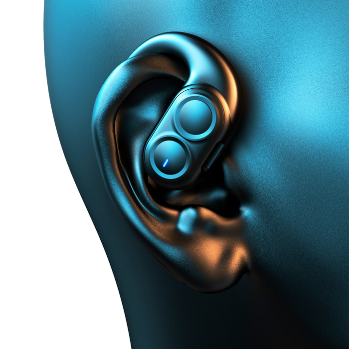 LX09 Auriculares bluetootht Dual horn OWS