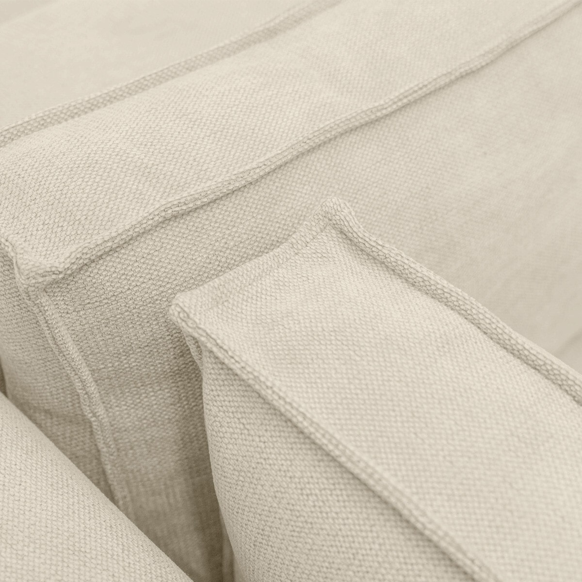 Canapé d'angle à gauche convertible 3 places en tissu chenille - BARANI