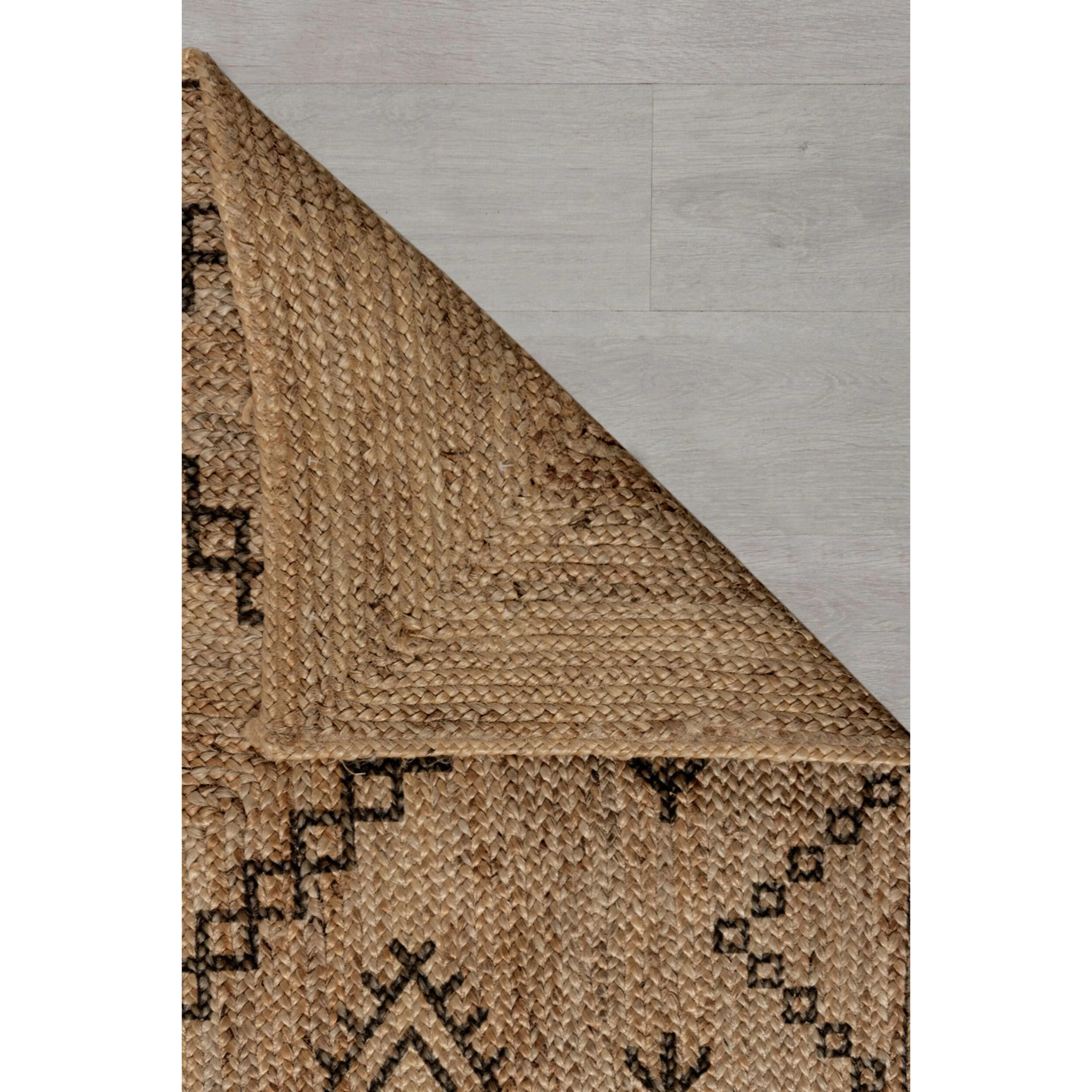 Tapis jute ROWEN Noir