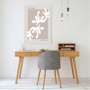 Tableau papiers et ciseaux Toile imprimée