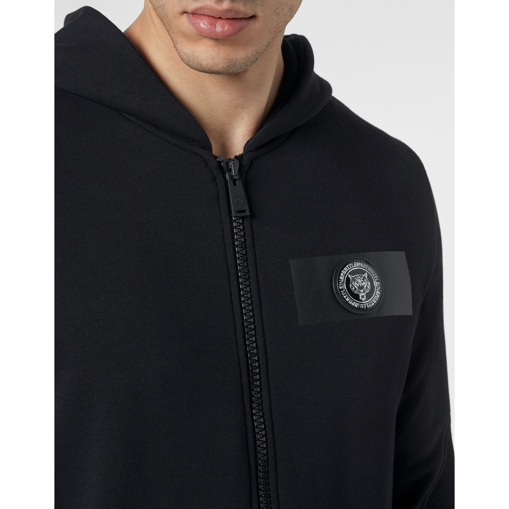 PLEIN SPORT Hooded Sweatjacket