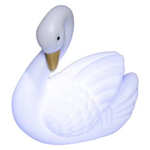 Lámpara de noche infantil "cisne" blanco