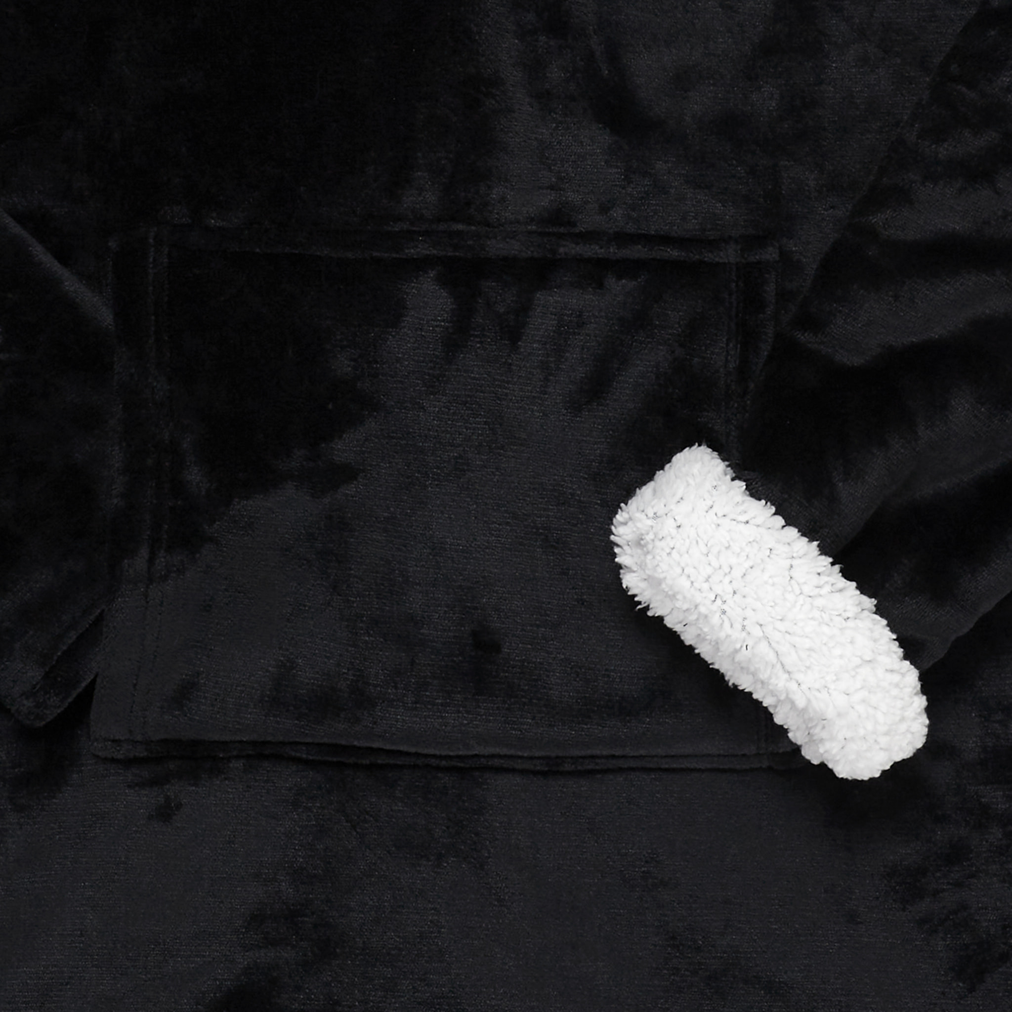 Plaid - HOME DECO FACTORY - Noir - Ultraconfortable - Cocooning