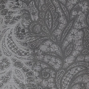 Lot de 2 mouchoirs pur coton motif jacquard beige Dentelles blanc douceur