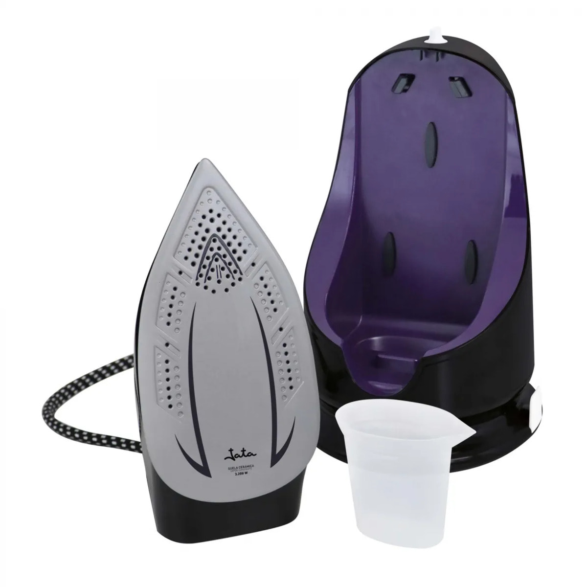 Centro de planchado JATA JECP8522 con plancha de suela cerámica. Vapor constante