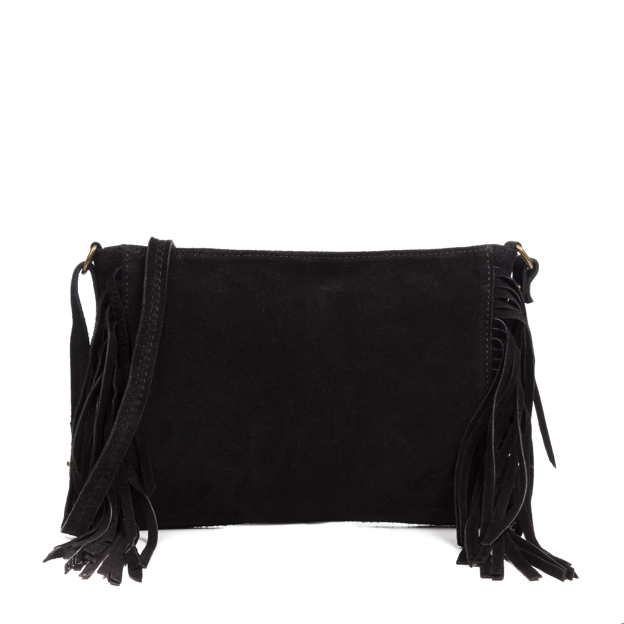Altare borsa a tracolla donna. Vera pelle scamosciata.
