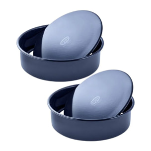 Ensemble de 2 Moules à manqué fond amovible Dr Oetker Back Liebe