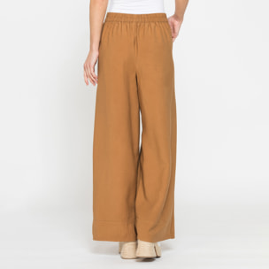 JEANS A PALAZZO IN MISTO VISCOSA. COMFORT FIT