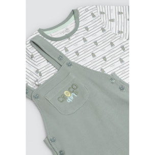 Set maglietta e pantaloncini a maniche corte per neonati Crocodino