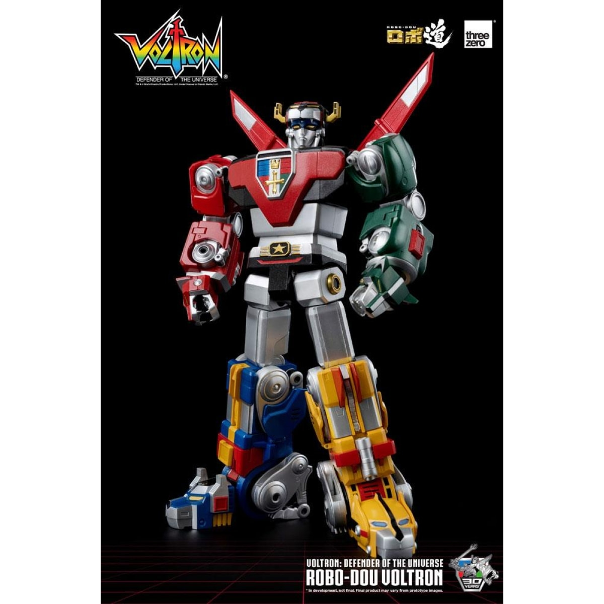 Voltron: Defender Of The Universe Robo-dou Figura Voltron 27 Cm Threezero