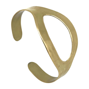 Pulsera brazalete Oraculo latón dorado diseño Gloria Mago