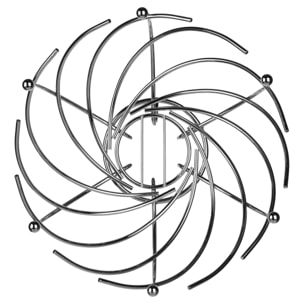 Cesta espiral metálica 30 cm