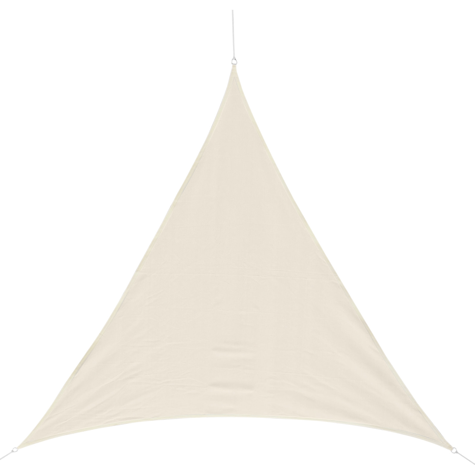 Toldo Vela Triangulo Sombrilla Parasol Terraza 4x4x4m Crema