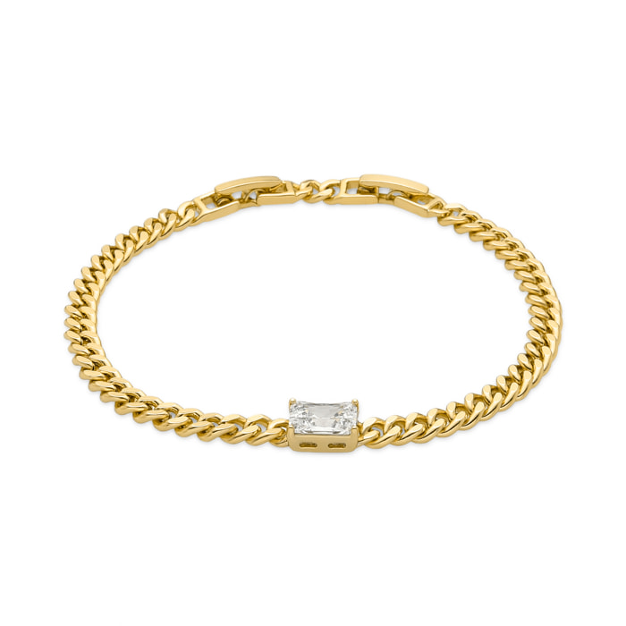 Pulsera con Circonita Brillante acabado oro 18k