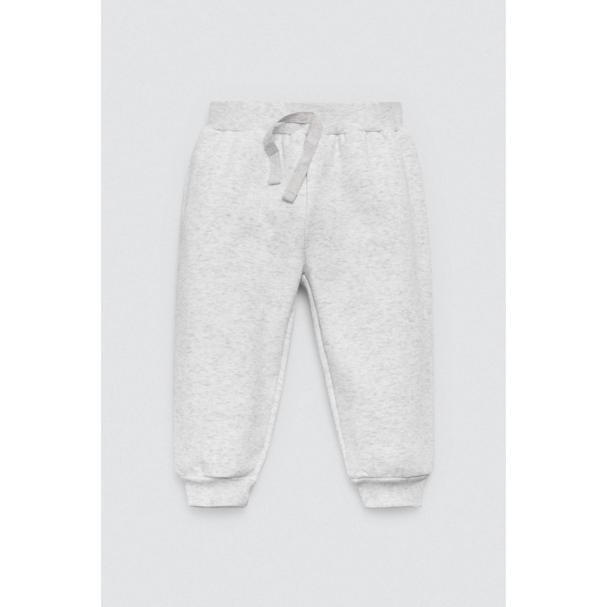 Set per neonato con felpa stampata grigia e jogger